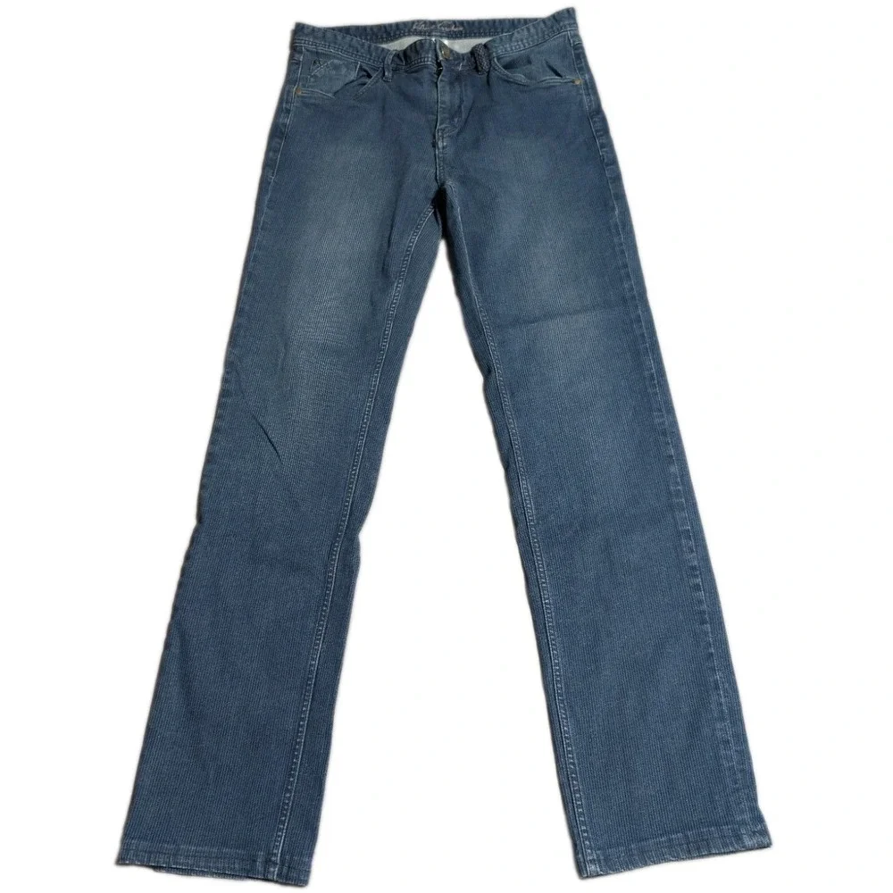 Robert Graham Tailored Kipling Jeans Mens 32x30 Blue Stretch Straight Denim